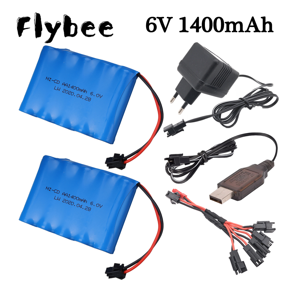 Rc Hobby Trucks - Batería NiCD de 6v y 1400mAh