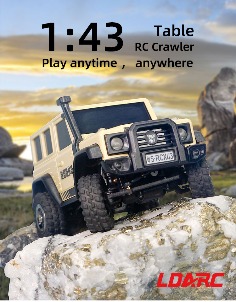 Rc Hobby Pro - LDARC X43 1:43 coche trepador de