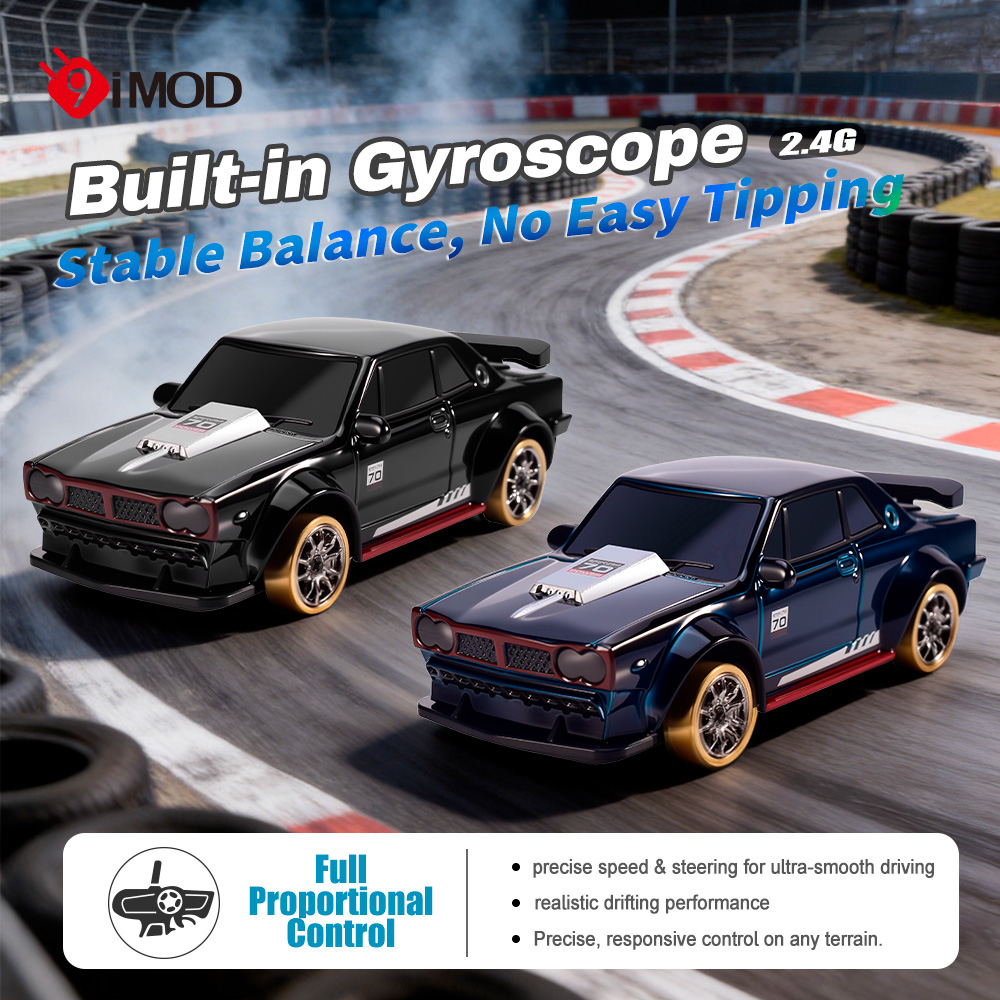 Rc Hobby Tech Bali - 9IMOD Coche RC de Derrape 1/64