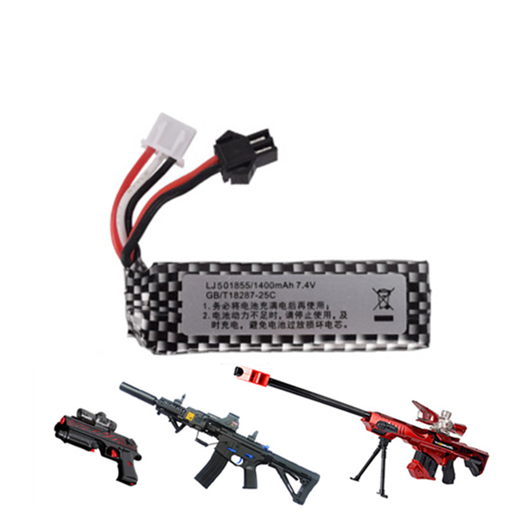 Rc Hobby Usa - 7,4v 1400mah 25C 501855 Batería Lipo