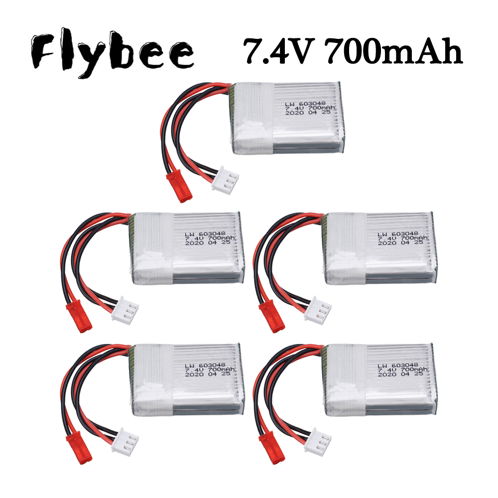 Rc Hobby Usa - Batería Lipo de 7,4 V, 700mAh,