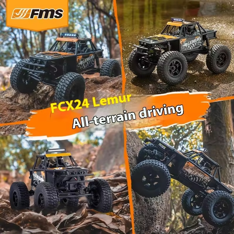 FMS FCX24 Lemur 1:24, Modelo d - Rc Hobby Grade Crawler reseña y precio