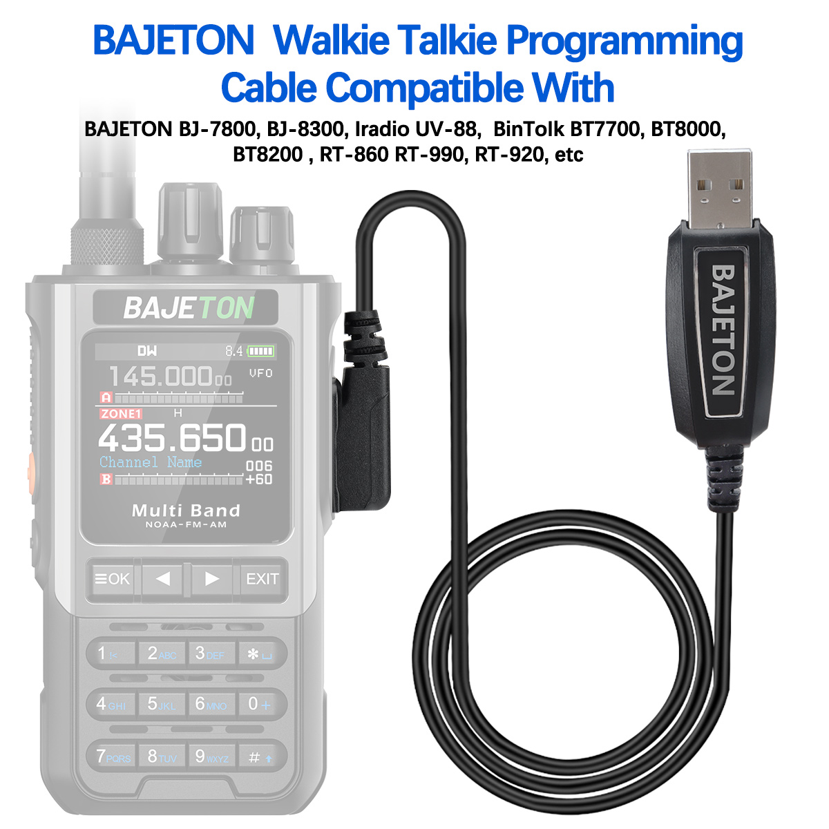 BAJETON Walkie Talkie Cable de - Rc Drift Car Brushless reseña y precio