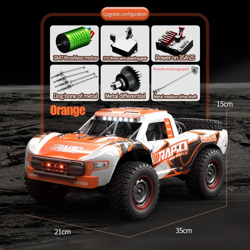 JJRC Q130 1:16 70 KM/H 4WD RC  - Rc Hobby Nook reseña y precio
