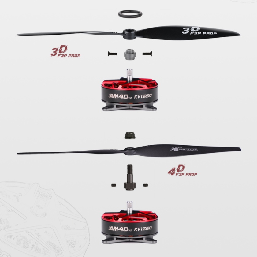 T-Hobby AM40 V2 3D/4D 2-3S Pot - Rc Hobby Usa reseña y precio