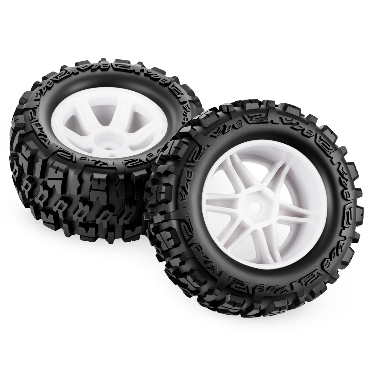 4 Piezas de Neumáticos de Goma - Rc Hobby Trucks reseña y precio