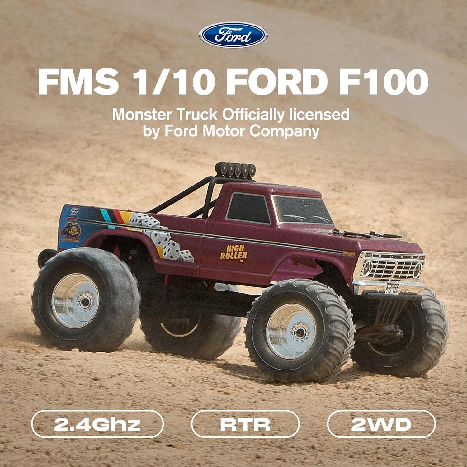 Camioneta Ford F-100 RC Monste - Rc Hobby Grade Crawler reseña y precio