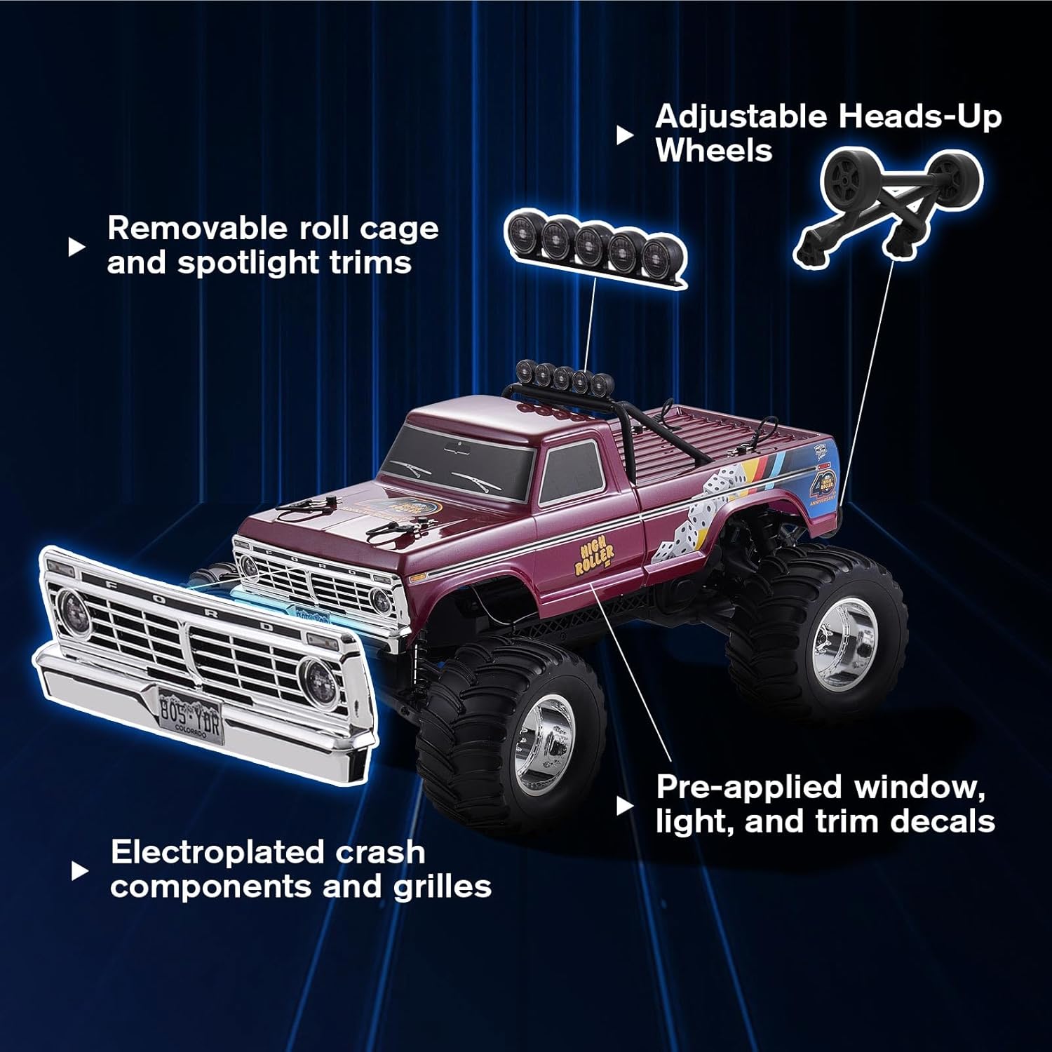 Camioneta Ford F-100 RC Monste - Rc Hobby Grade Crawler reseña y precio