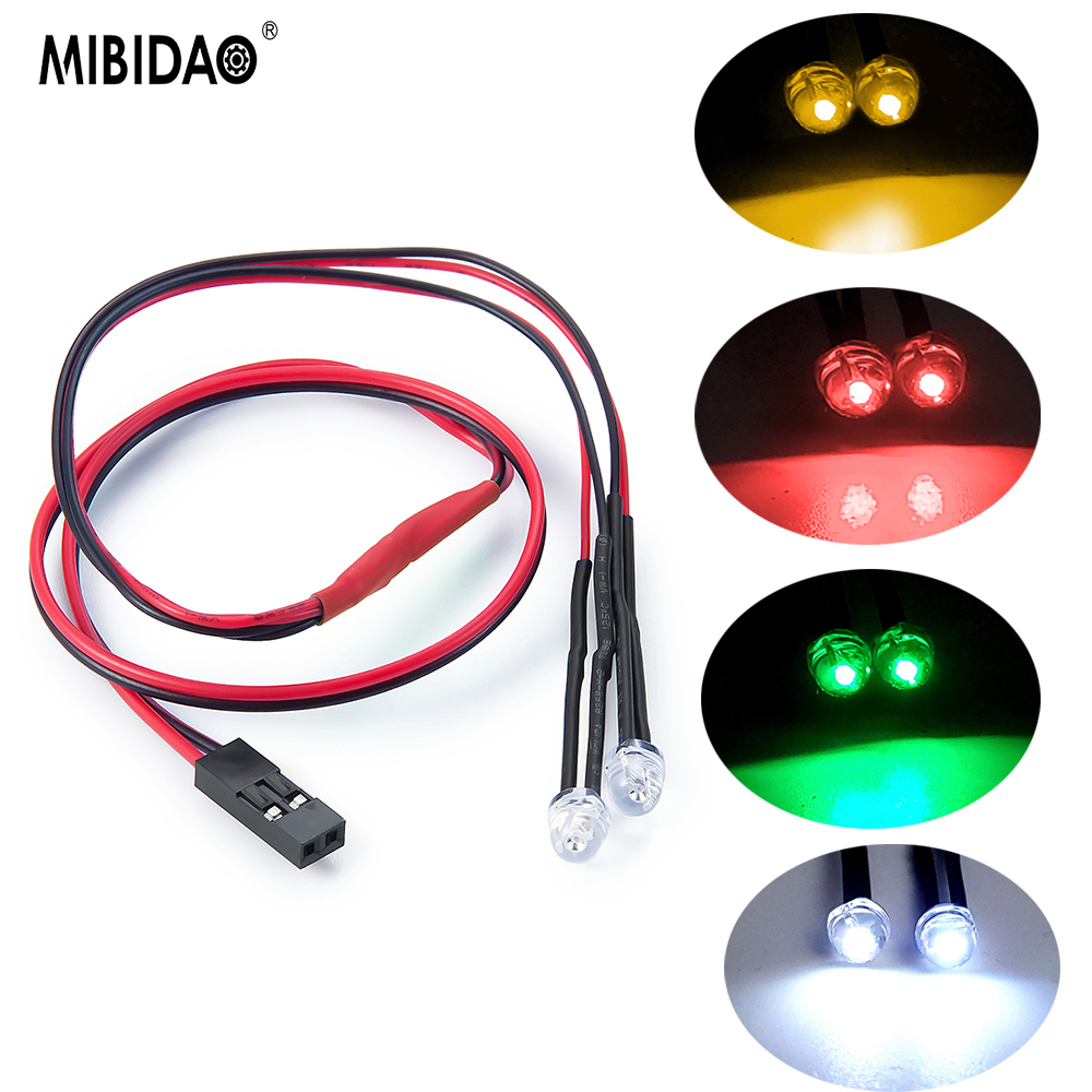 MIBIDAO RC coche luces LED foc - Rc Hobby Tech Bali reseña y precio